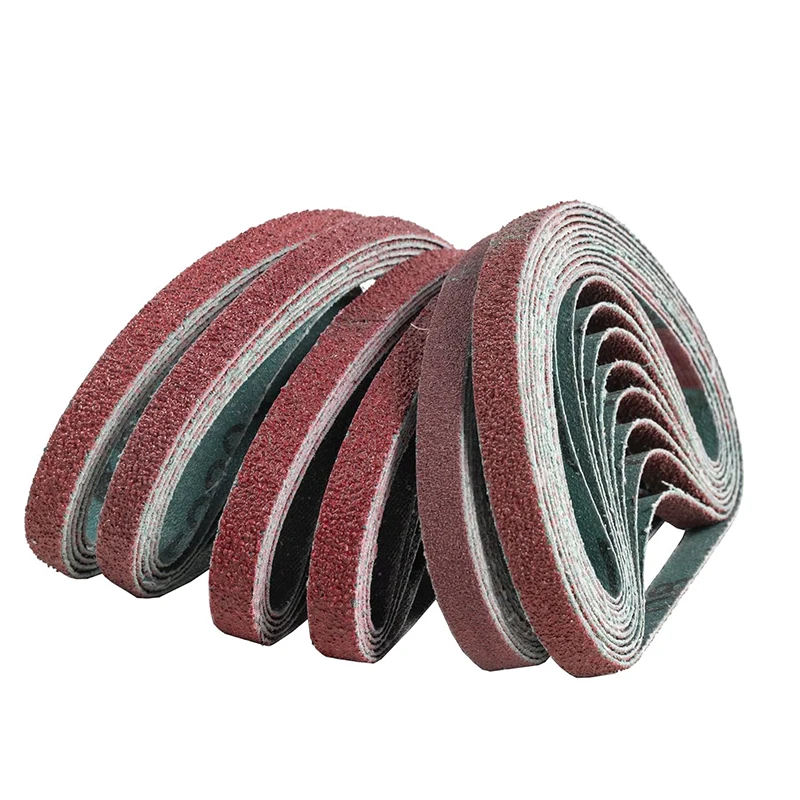 Aluminum Oxide Sanding Belts High Performance Ceramic Corundum Material Sanding Belts For Grinding