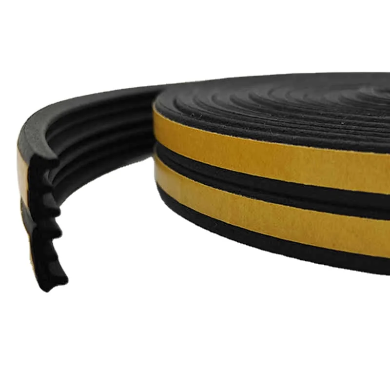Doors and windows frame epdm foam weather strips dustproof windproof coldair proof seal strip