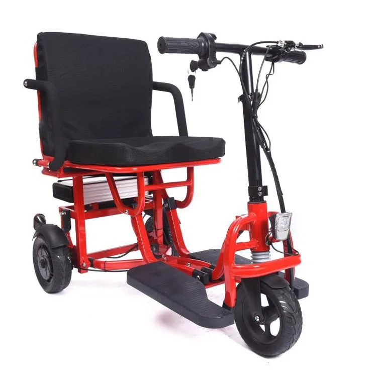 New style portable pedal 3 wheel electric scooter for adults three wheels vehicles foldable