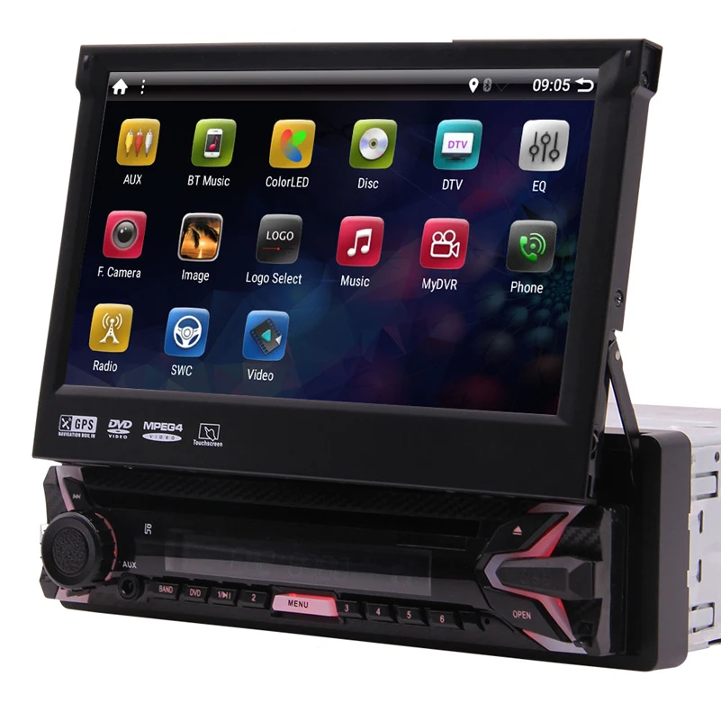  Android 10 0 Q один 1 гама 7 дюймов машинный DVD проигрыватель Стерео GPS навигации Bluetooth FM/AM радио Зеркало Ссылка 4G CAM-в связи с поддержкой USB SD карт