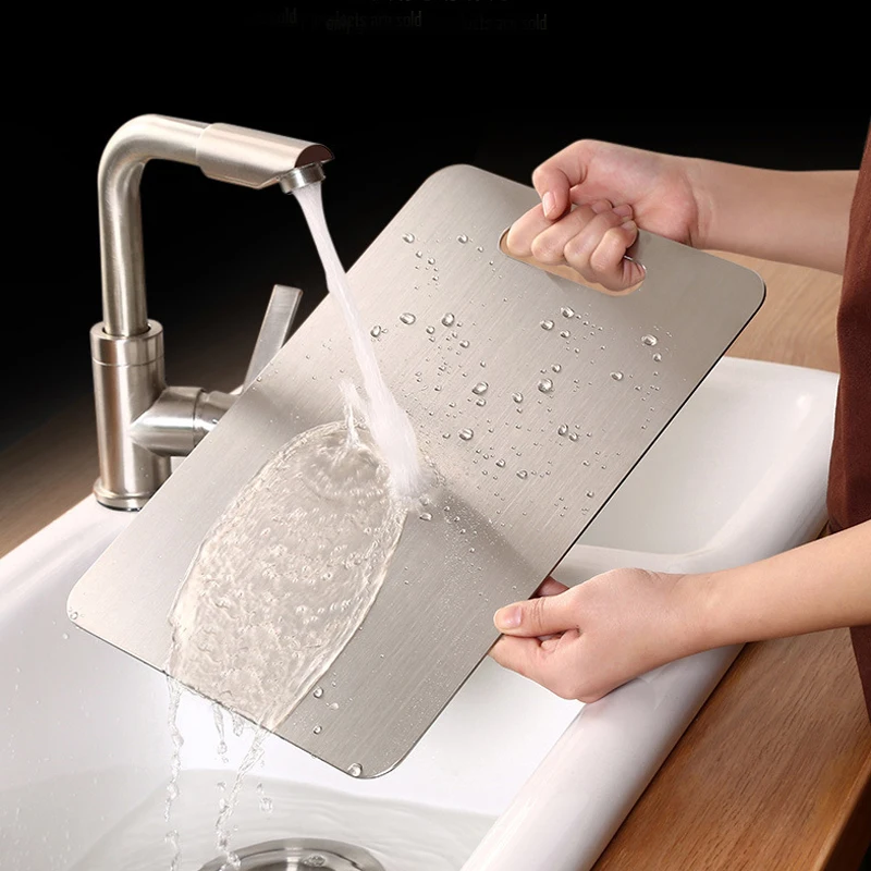 Stainless steel vegetable fruit cutting chopping board stainless steel cutting board