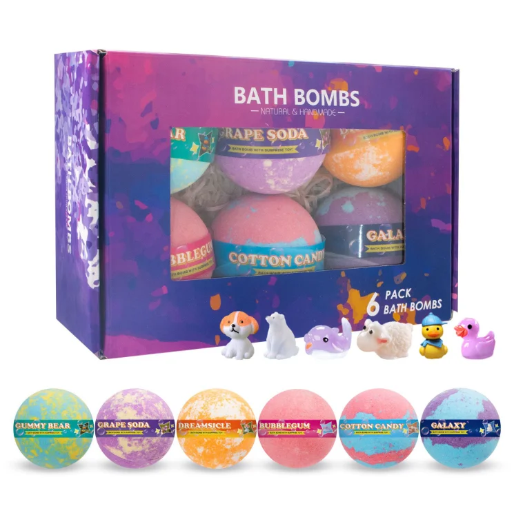 Hot Sale Custom Bath Salts Ball Natural Vegan 100g Organic Bath Bombs Set Fizzies Bath Bomb Organic