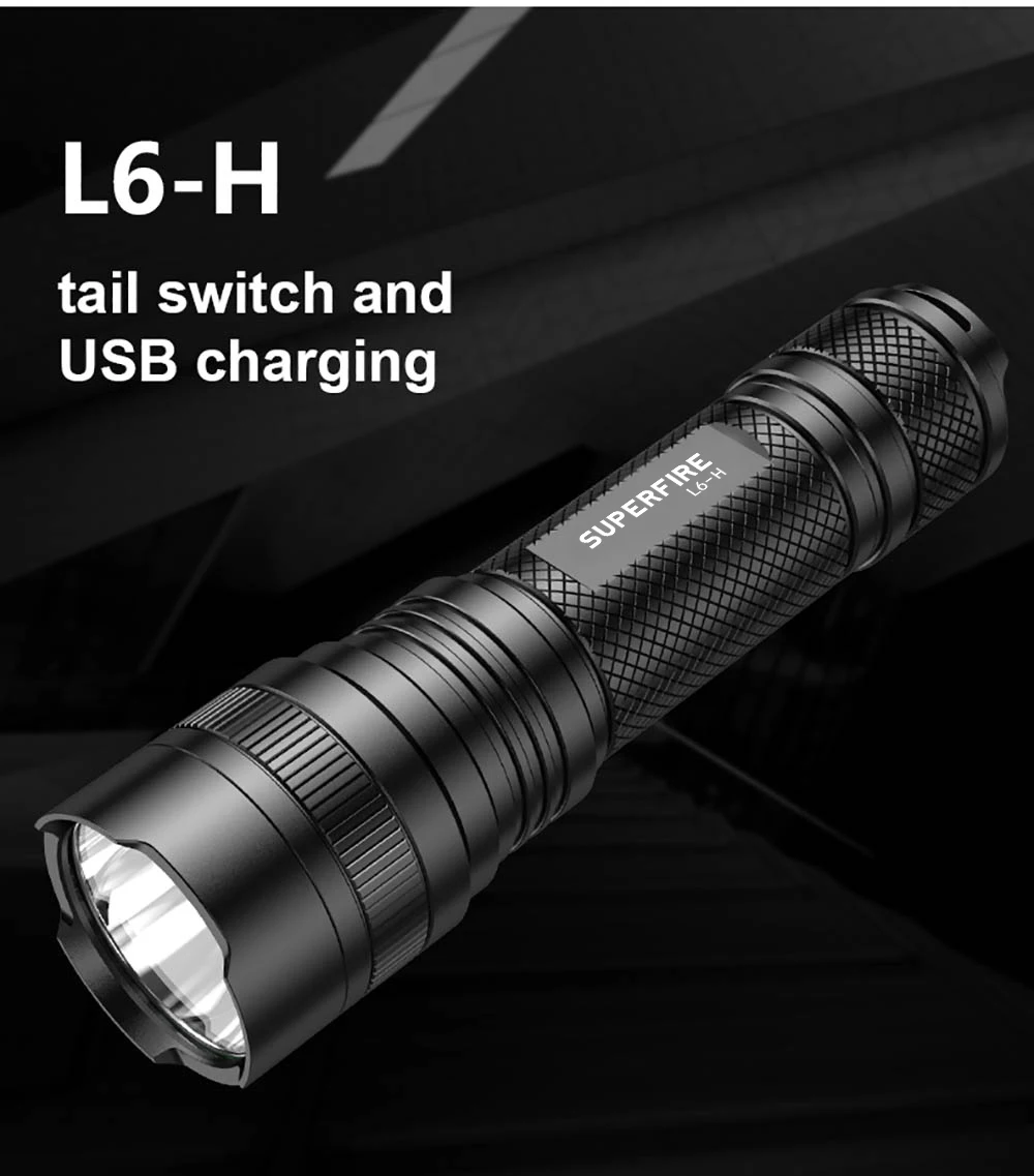 LED Outdoor 18650 battery p50 15w emergency led lights torch tactical flashlight