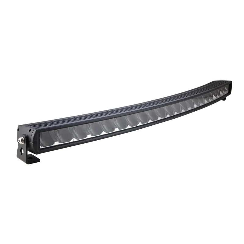 R112 auxiliary 12v 24v waterproof bright LED curved light bar with vertical parking light 100w off road led light bars
