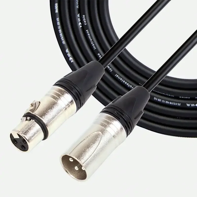 OEM High-Quality XLR Cable, XLR Male to Female Cable, Balanced Microphone XLR Cable