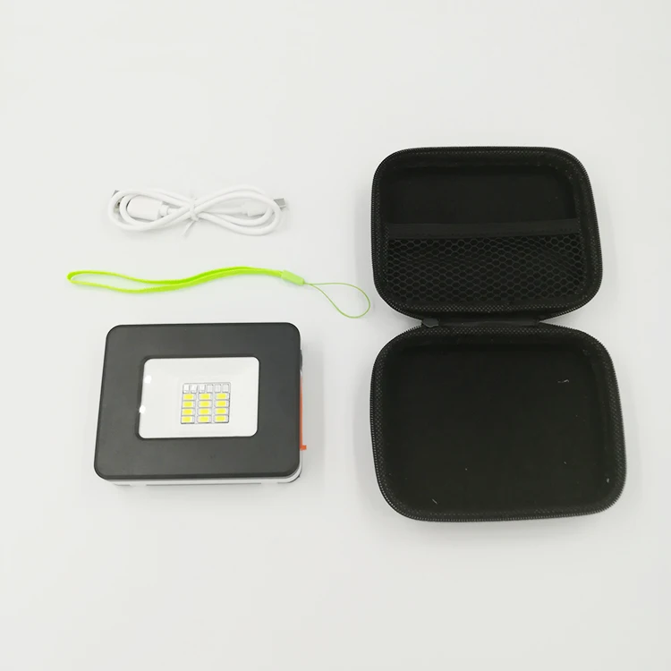 Handheld working light led solar light camping