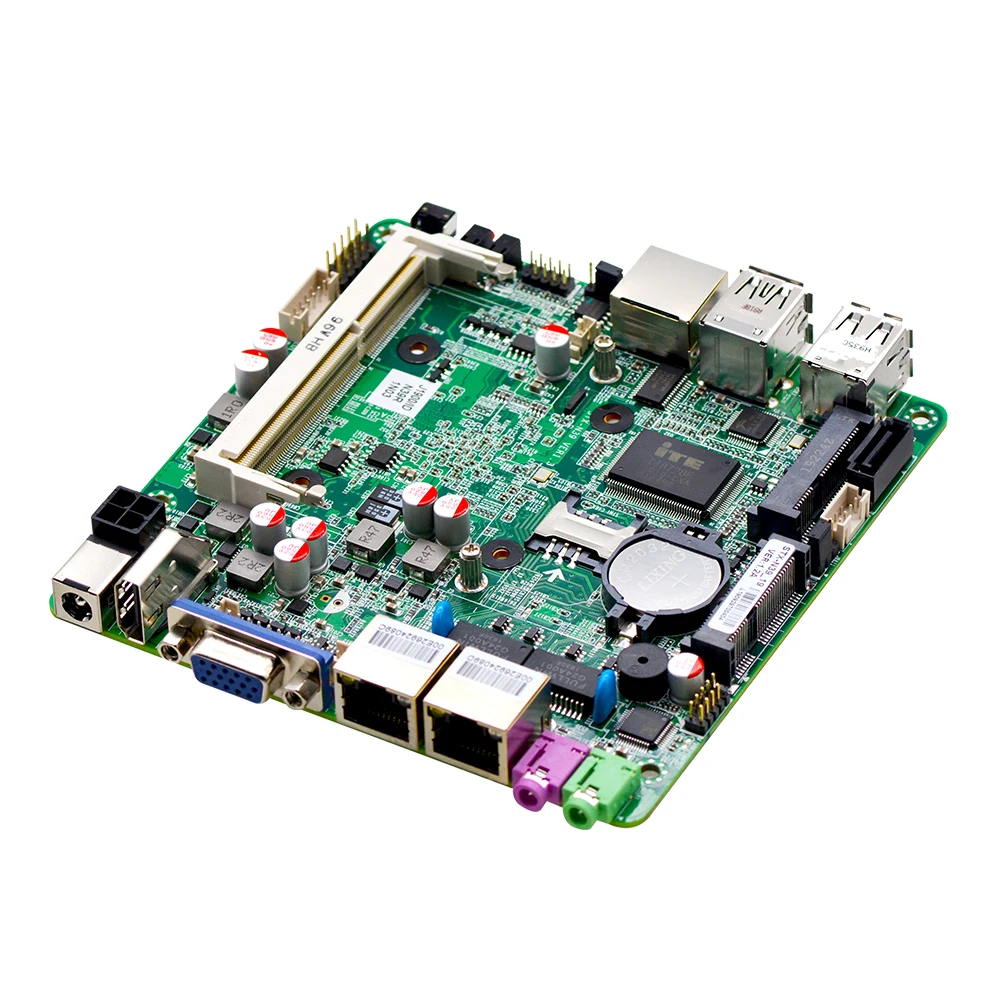 Материнская плата X86 NUC mini pc без вентилятора J1900 2 Lan порт Pfsense nano PC компьютер itx материнская плата