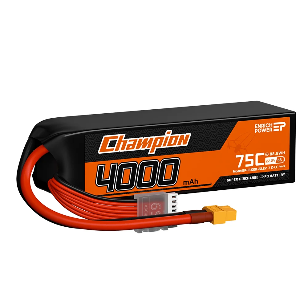 Factory Original RC Model 22.2V Lithium-ion Battery Cell 4000MAH High Stability UAV Drone Battery Packs