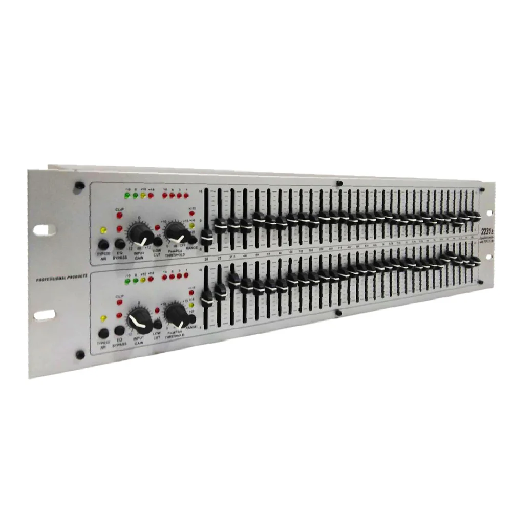 dbx2231S 2231S Dual Channel 31 Band dj equipment Graphic Equalizer 2231S audio Equalizer For Karaoke and Sound Performance