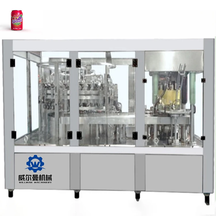 Factory Supply Lemonade Sparkling Carbonated Drink Filling Machine For Carbonated Drink Production Line