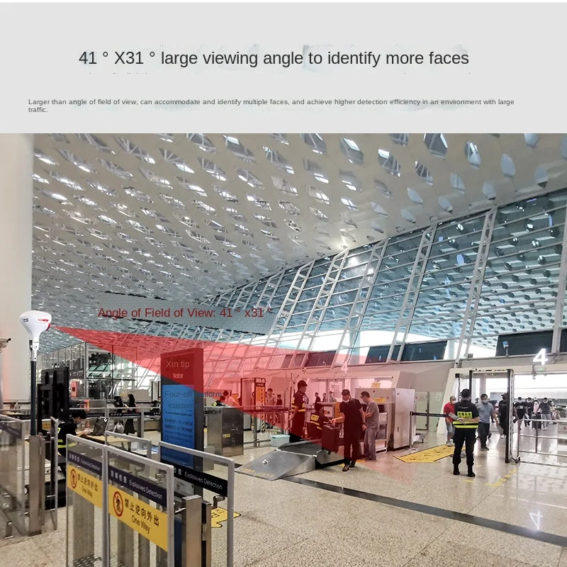 AI-2031 Face Recognition Temperature Anomaly Screening Instrument Thermal Image Thermometer