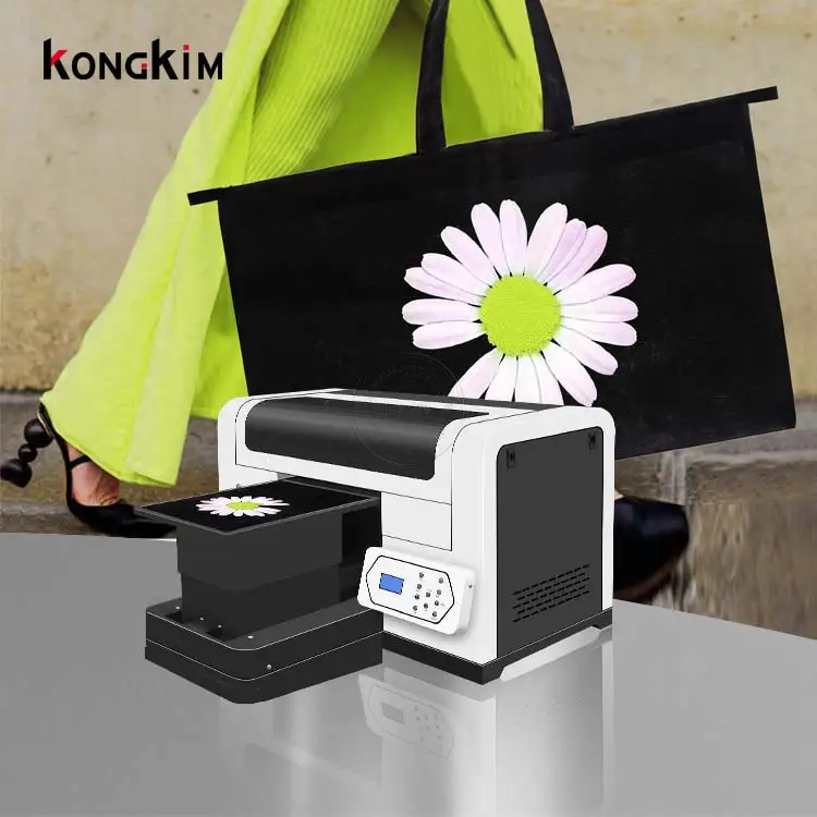A3 DTG printer for t-shirt KONGKIM double i3200 heads DTG printer printing machine