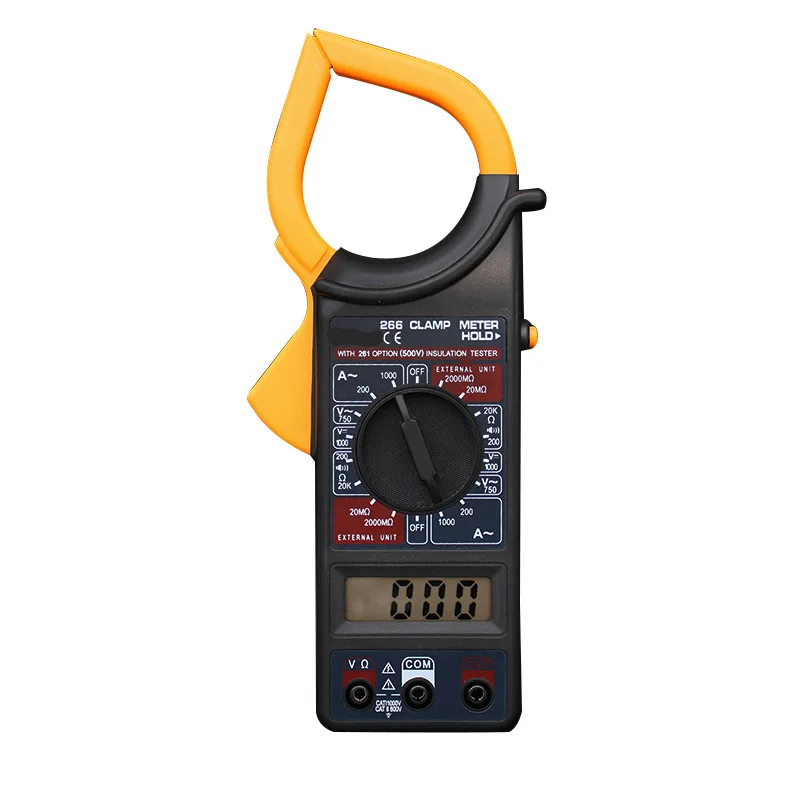 Digital Multifunctional Clamp Meter Anti-Burning Ammeter Multimeter XJ266 Hand Tool