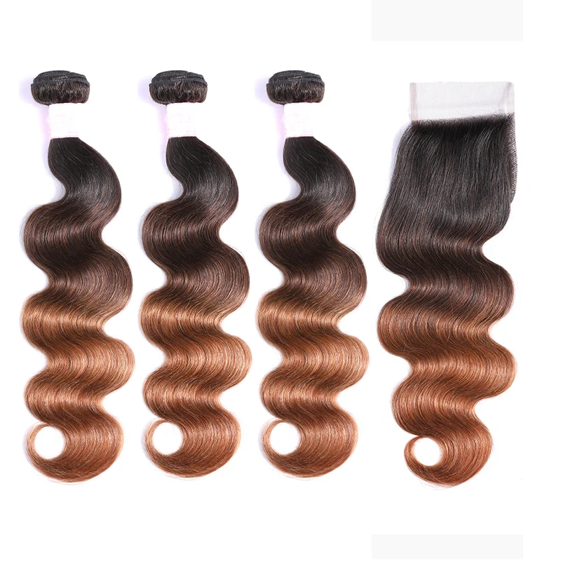 
Оптовая продажа, 100% бразильские человеческие волосы Remy, пучки волос высшего качества с двойным переплетением, пучки волнистых волос с швейцарской застежкой 4X4 