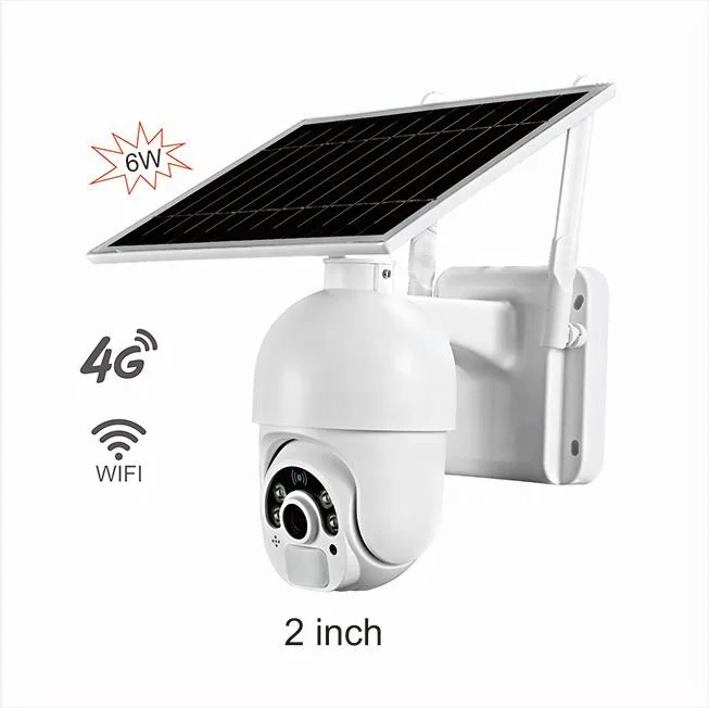 outdoor waterproof solar powered 2mp Mini camera wifi solar ptz camera with two way audio and night vision