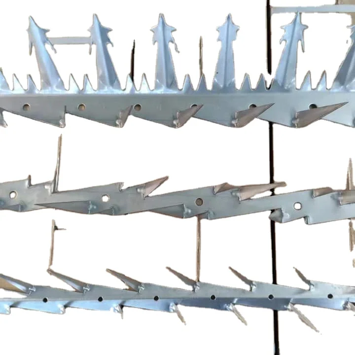 Anti Climb Razor Bird Spikes Fence Large Medium Small Size all Can Be Used on Top of Wall