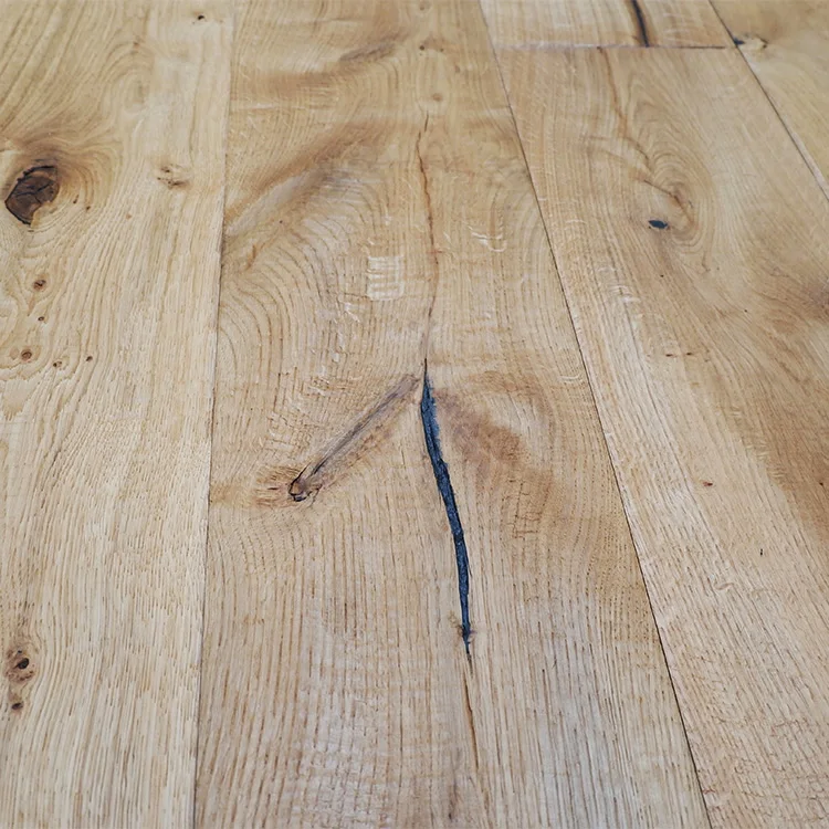 
Rustic hand scraped and distressed European oak oiled engineered hardwood flooring 