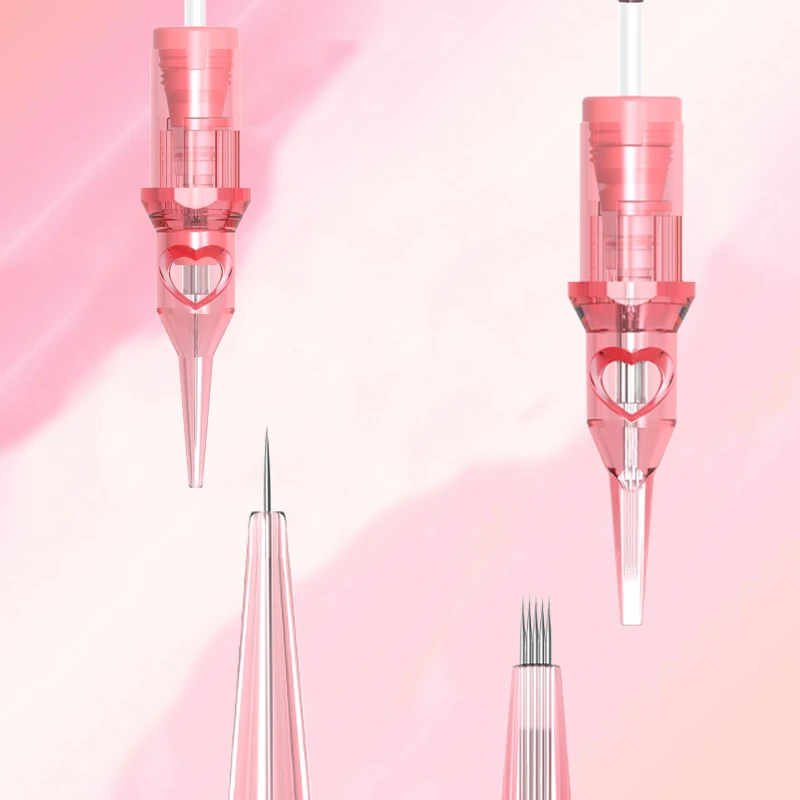 Viper cartridges tattoo pink for PMU needle tattoo