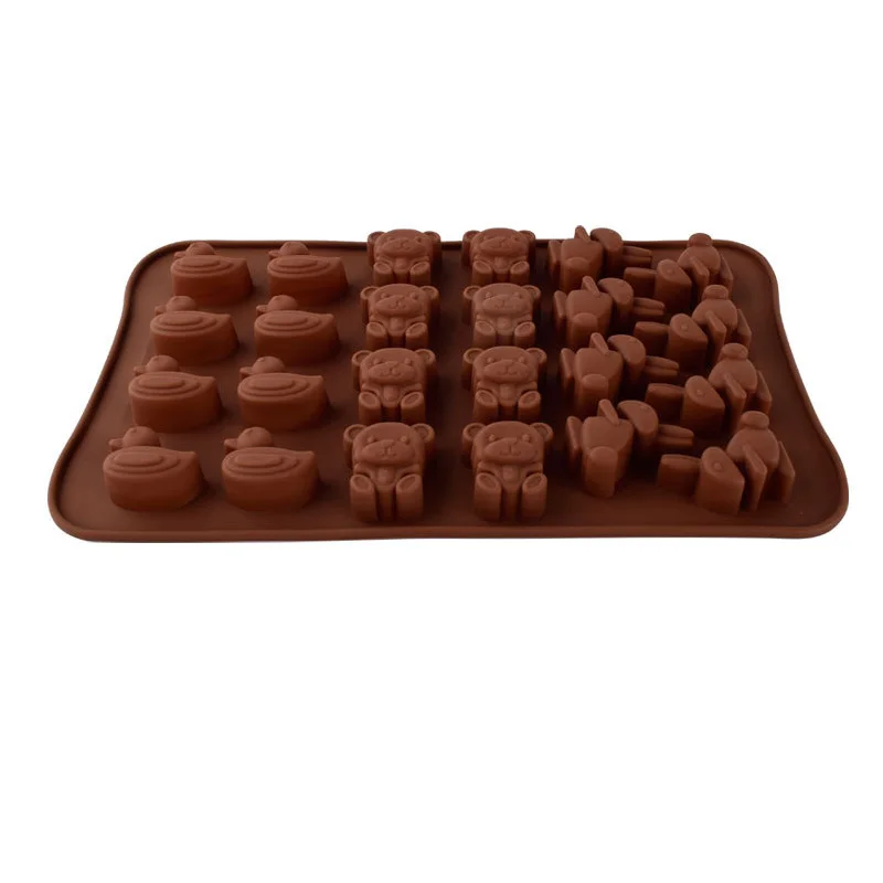 Non-Stick Silicone Alphabet Letters Moulds Bar Shape Baking Chocolate Biscuit Cookie Trays DIY Cupcakes PC Candy Cooking