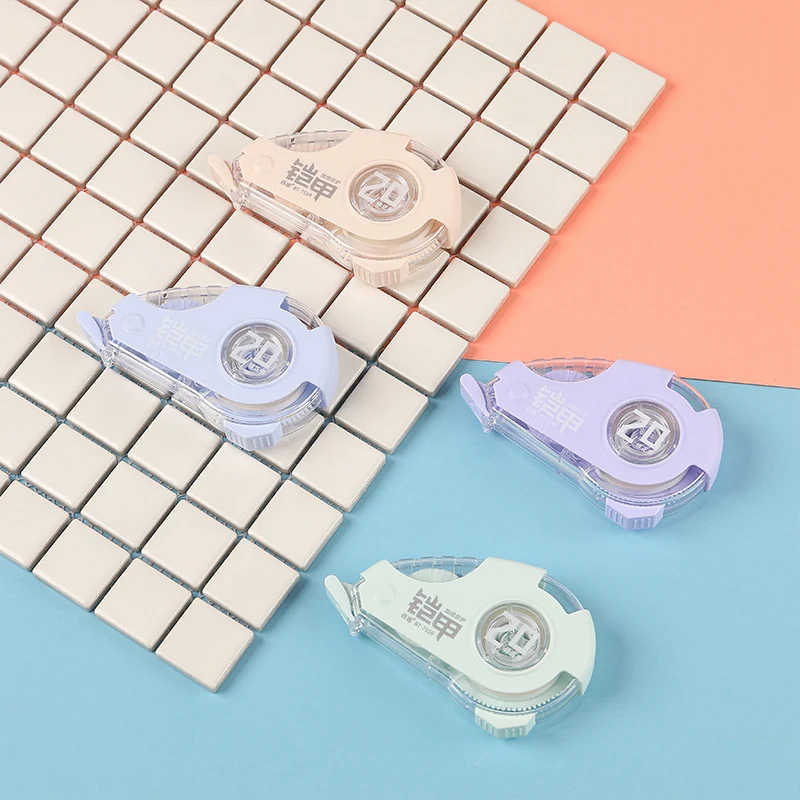 High Quality 20m Length Color Correction Tape Shatterproof Plastic Smooth Application Office School-Factory Supplied Stationery