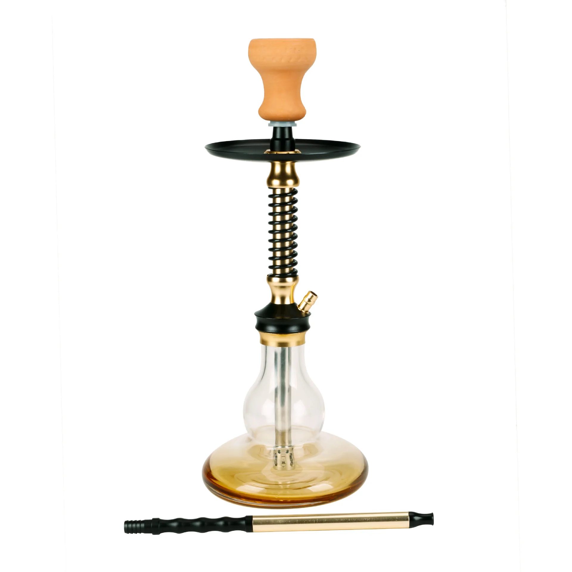 Factory Wholesale Popular Design Two Hoses Aluminum Hookah Set Smoking Hookah Accessories Shisha Set