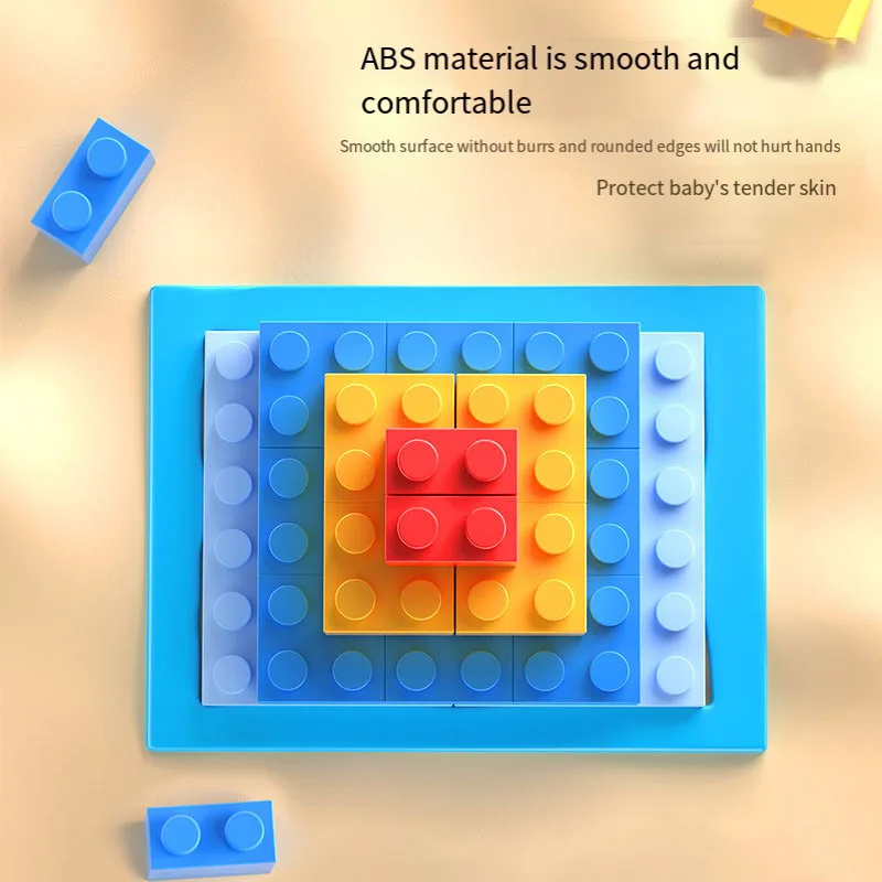 12in1 stem Education Early Simple Machines Large-sized Building Blocks Set ABS Plastic DIY Bricks STEM Toy for Kids