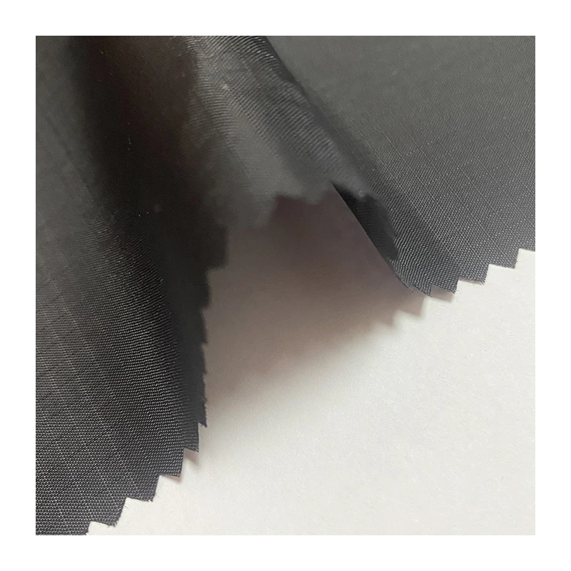 Recycled 210T 100% Nylon Fabric 0.3 Check Nylon Waterproof Fabric Coated Plaid Recycle Water Proof Nylon Fabric