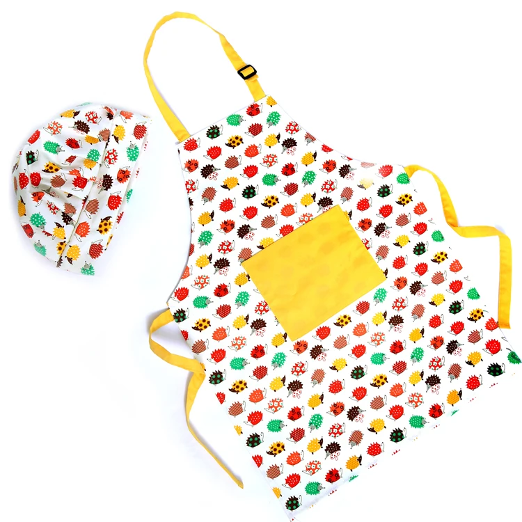 cotton Children painting apron kids apron durable aprons with pockets