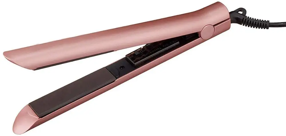  Portable Led Display Flat Iron Professional 2 In 1 purple Hair