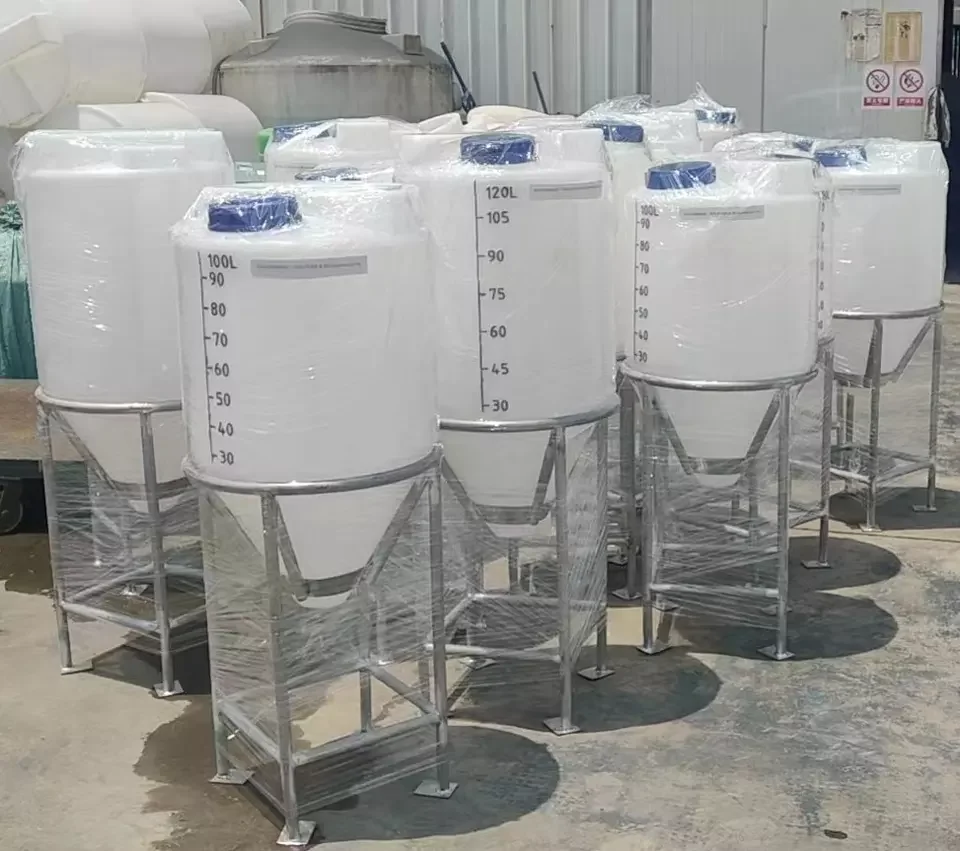 Wholesale high quality plastic cone water dosing tank conical fermenter