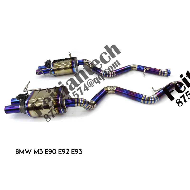 Фабрика OEM выхлопных газов Catback для BMW E90/E92/E93 M3 4 0 л из титанового сплава высокопроизводительный глушитель с клапанами