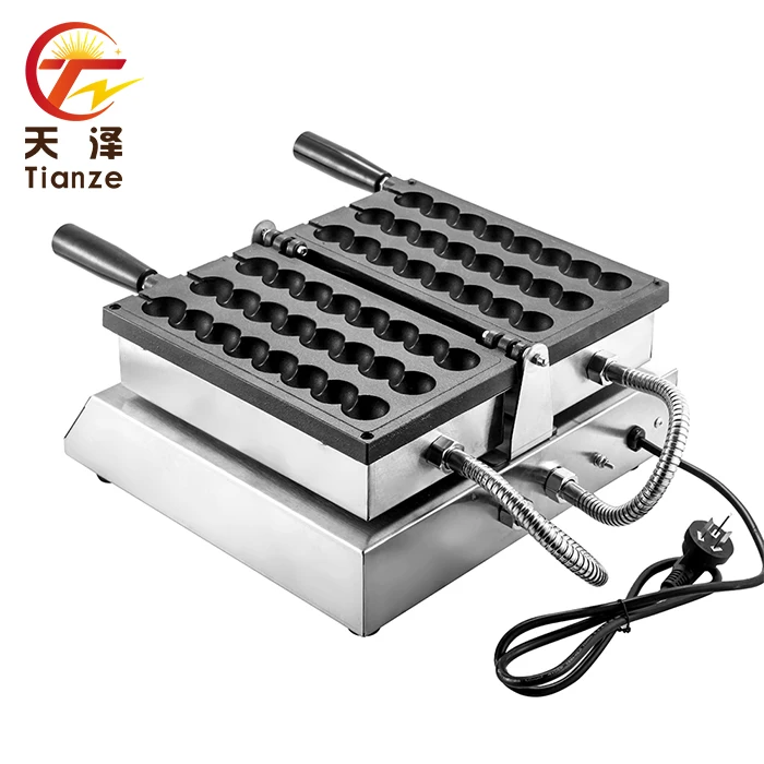 Customized Commercial Japanese round Bubble Skewer Waffle Stick Machine Takoyaki Maker Easy-to-Operate Motor Home Snacks Foods