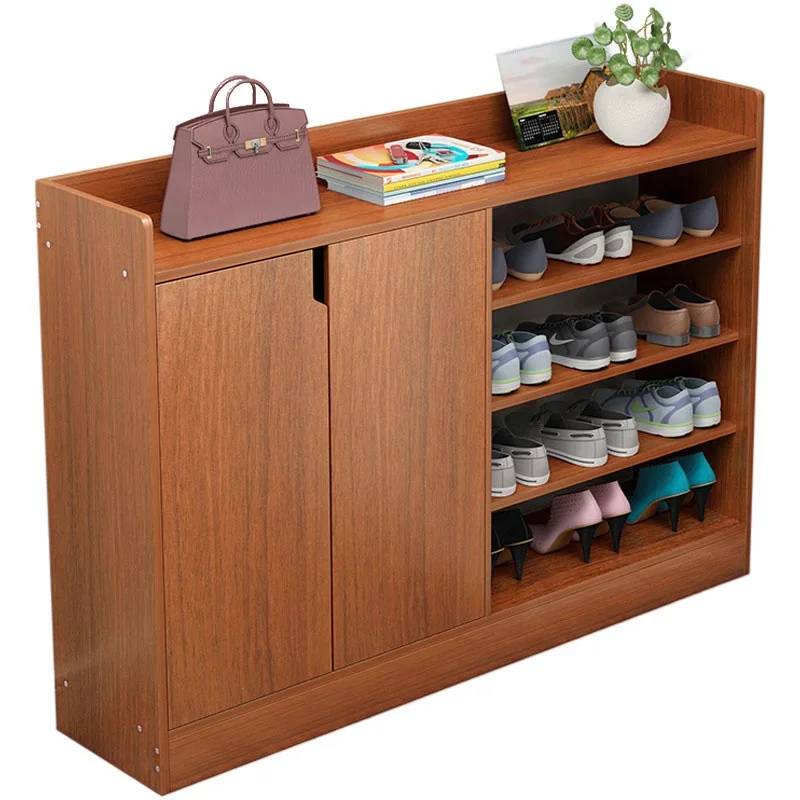 VIC Household shoe cabinet simple door entry storage artifact small household type Nordic shelving