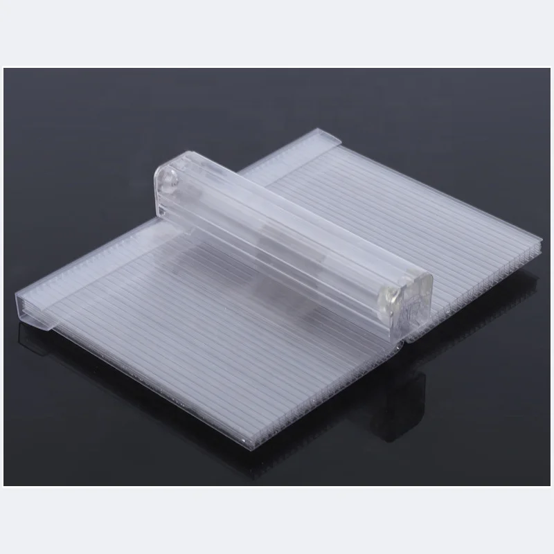 Polycarbonate Waterproof U locked Daylighting four layer R-structure PC roofing Sheet