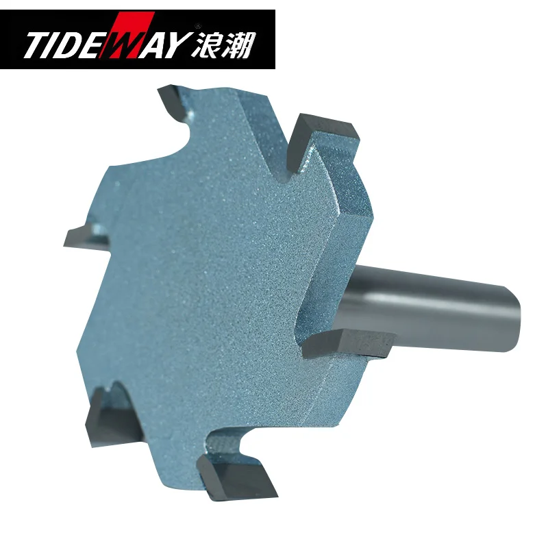 Tideway 4Flute 6Flute wood cutting tools 1/2 1/4 shank  T slot router bits  for wood woodworking