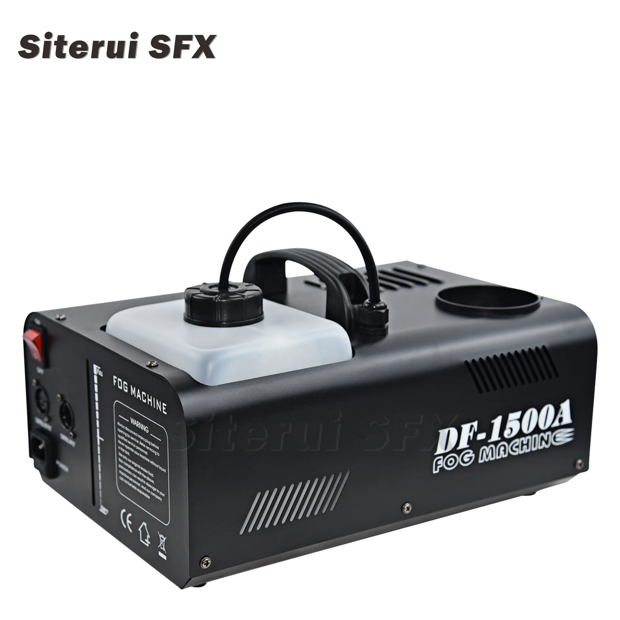 SITERUI  SFX 1500W ordinary column wired and wireless remote control smoke machine for DJ disco and stage show