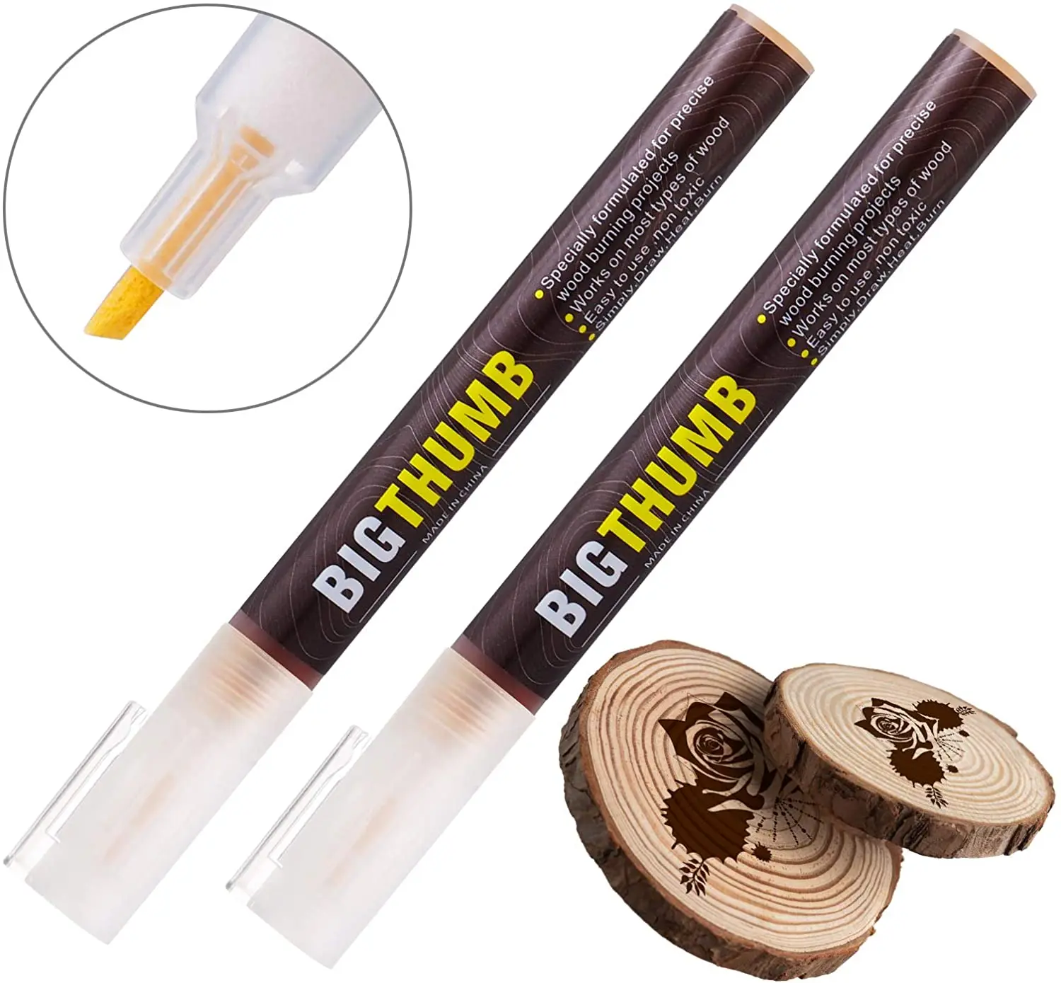 Scorch Pen Marker, Temperature Woodburning Pen for Wood Carving/Embossing/Soldering