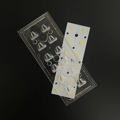 LED Lens glass lenses CE ROSH 90 degree outdoor lighting flood lamp street light smd led chip lens