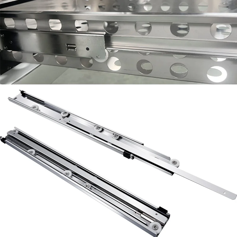 Longhey Draw Slides Rails Glides Telescopic Guides Catering Equipment Guide Rail Non-Lockable Wholesale Free Sample
