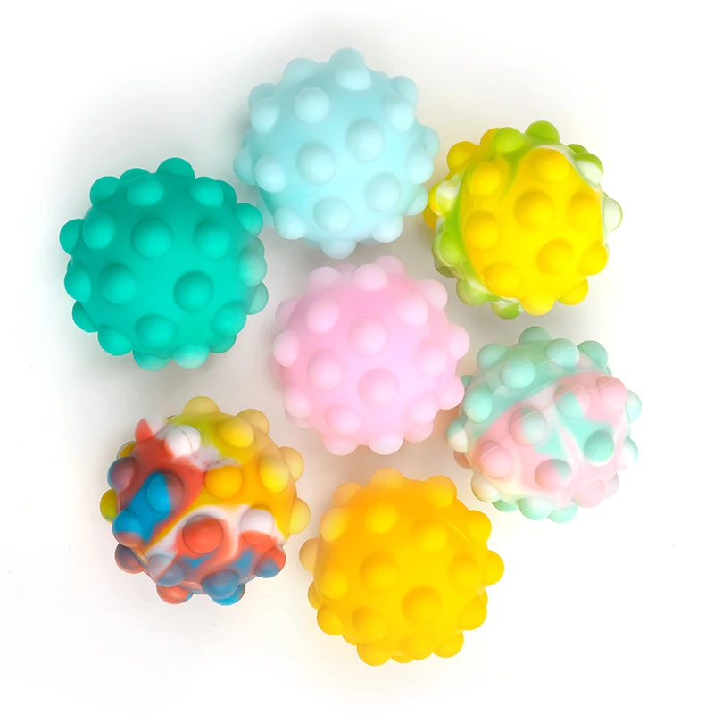 Silicone Autism Push Pop Bubble silicone decompress toy Popit Kids Fidget Toys