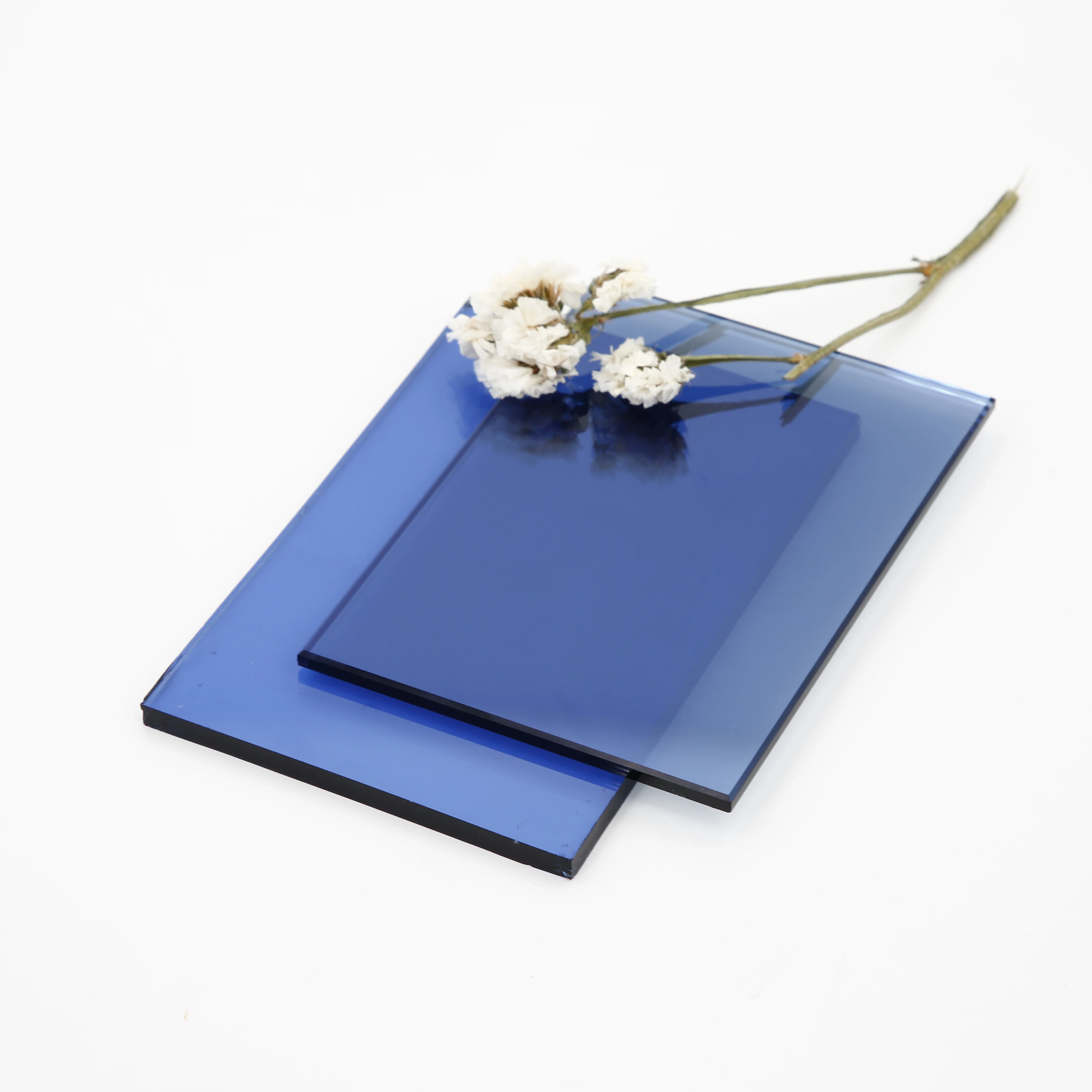 4mm 5mm 6mm 8mm one way colored dark blue/ dark brown/ euro grey  green  tinted reflective   Construction Window Building glass