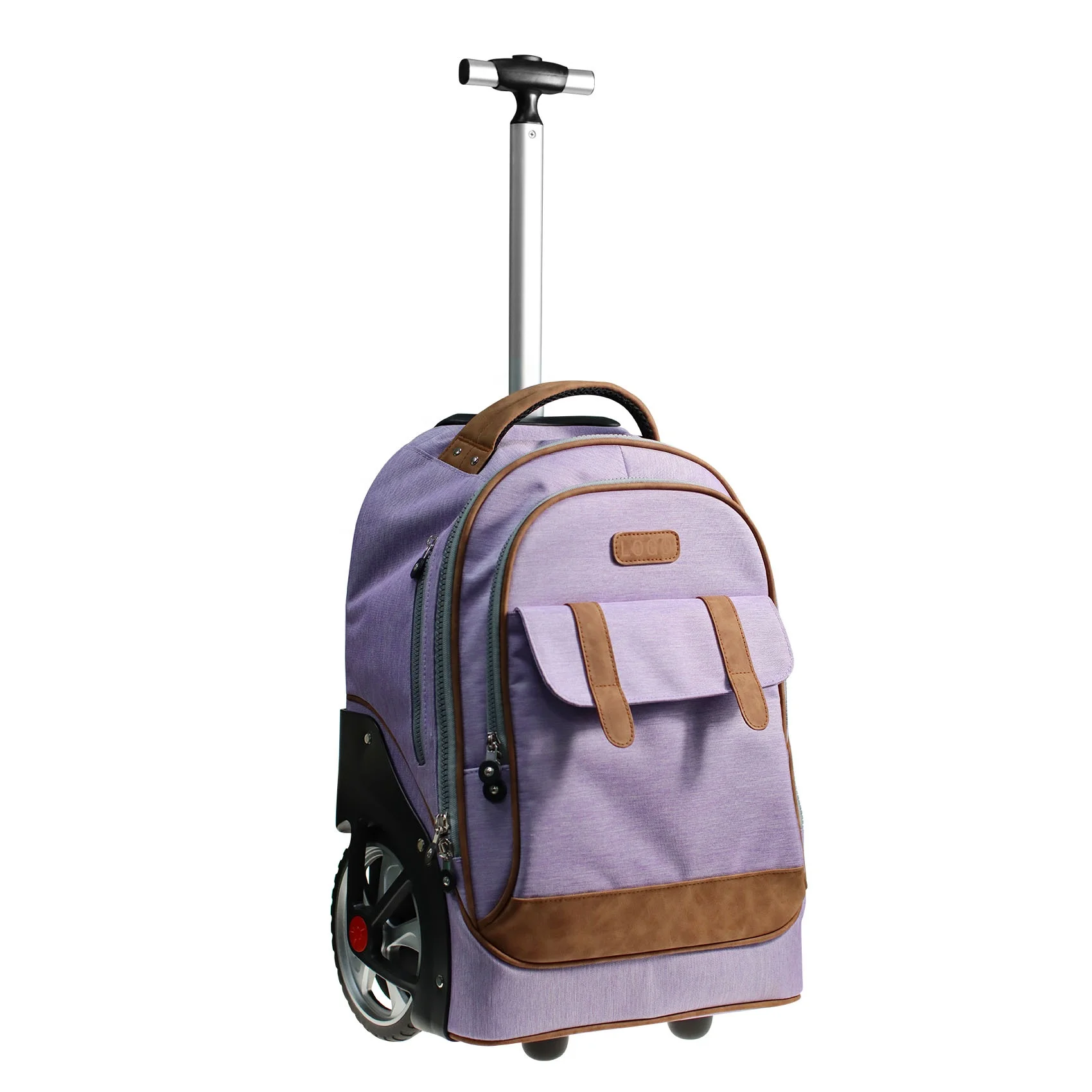 Business travel 4 wheel travel bag. Adult Christmas holiday travel tie bag