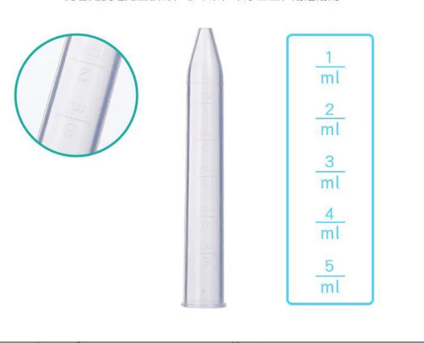 Clear Baby dropper medicine feeder Liquid Droppers Silicone 5 ml Liquid Medicine Eye Dropper With Bulb Tip For Kids