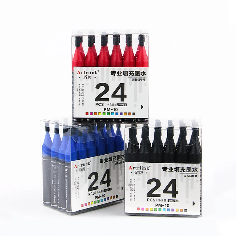 High Quality Dry Erase Permanent Marker Ink Refill Quick Drying Paint Marker Ink for Long Tip Deep Hole Marker Pen