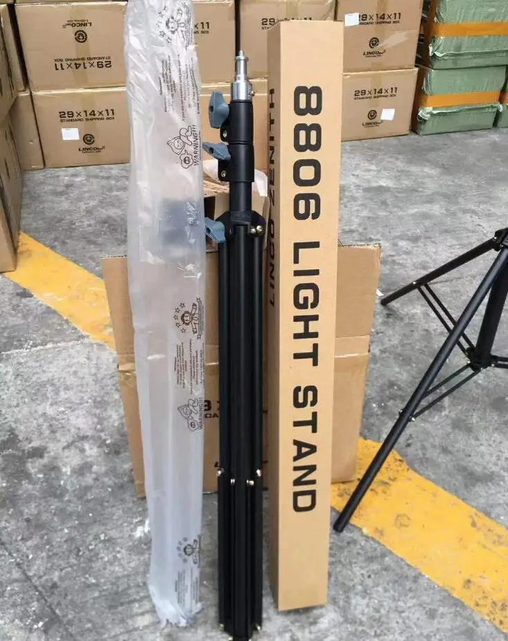 2.1 m Live Video Camera Multi-function Tripod Stand with Phone Holder Clamp for Smartphone Ring Light Tripod