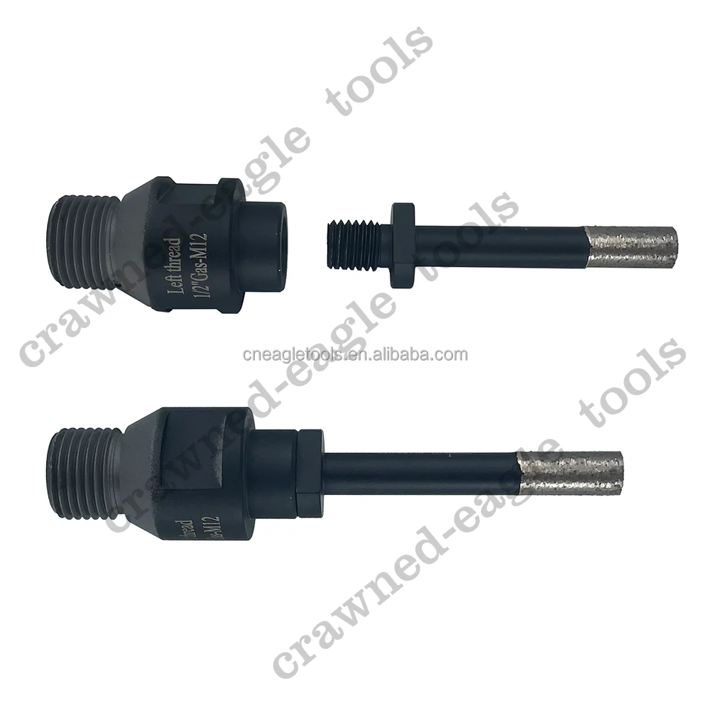 Crawnedeagle D10x20TxM12 Micro Diamond Incremental Cut Bits for Granite Quartz Stone