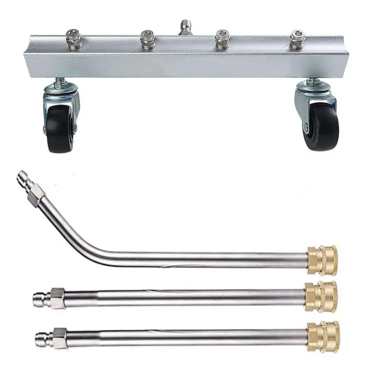 4 Spray Nozzle Car wash Bottom Water Broom chassis