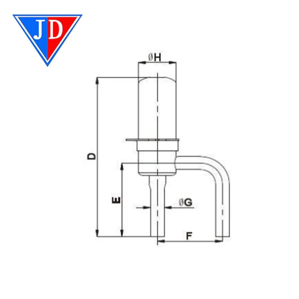 Электронный расширительный клапан DPF(TS1)2.4C-04 для холодильника