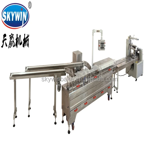 High Speed Automatic Packing Machine Flow Pack Packaging Machine for Snack Biscuit Factory
