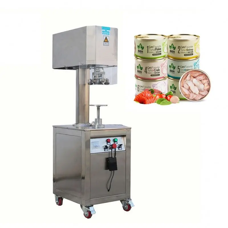 New style food three piece can sealer can soda bottle sealing cup machine full automatic with high quality